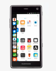 Fairphone 2 With Ubuntu Touch - Ubuntu Touch On Iphone, HD Png Download, Transparent PNG