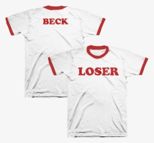 Loser Ringer Tee-beck - Ringer Tee Front Back, HD Png Download, Transparent PNG