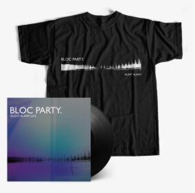Silent Alarm Lp/tee Bundle - Bloc Party Silent Alarm T Shirt, HD Png Download, Transparent PNG