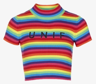 Unif Rainbow Shirt, HD Png Download, Transparent PNG