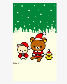 Christmas Wallpaper - Rilakkuma Christmas, HD Png Download, Transparent PNG