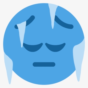 Coldpensive Discord Emoji - Twitter Cold Face Emoji, HD Png Download, Transparent PNG