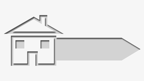 Arrow, Direction, House, Home, Icon, Directory, Note - Arrow House Png, Transparent Png, Transparent PNG