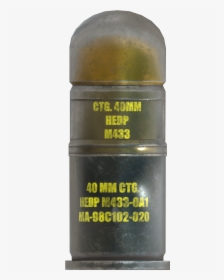 F76 40mm Grenade - Bottle, HD Png Download, Transparent PNG