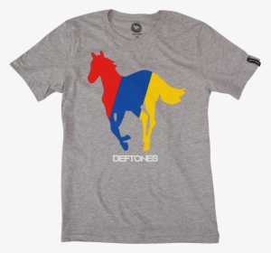 Technicolor Pony On Heather Grey T-shirt - Deftones Shirt, HD Png Download, Transparent PNG