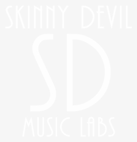 Skinny Devil Music Labs Logo White On Transparent-01 - Microsoft Teams Logo White, HD Png Download, Transparent PNG