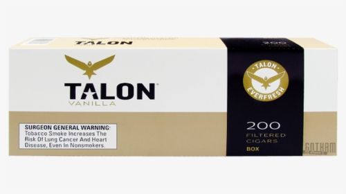 Talon Filtered Cigars Vanilla Box - Carton, HD Png Download, Transparent PNG
