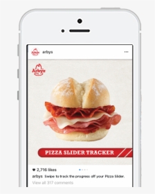 Arby S Pizza Slider Tracker2, HD Png Download, Transparent PNG