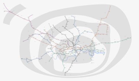London Underground Map, HD Png Download, Transparent PNG