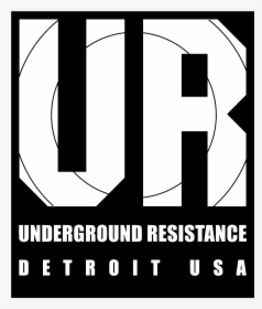 Underground Resistance Logo Black And White - Underground Resistance, HD Png Download, Transparent PNG