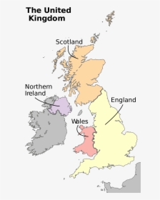 Unlabeled Map Of Uk, HD Png Download, Transparent PNG