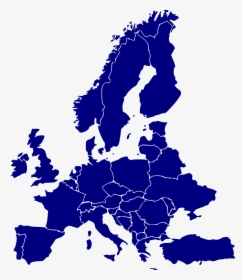 Map Of Europe Clipart, HD Png Download, Transparent PNG