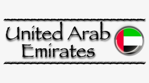 %22realms%22 Typeface Uae 2 - United Arab Emirates Font, HD Png Download, Transparent PNG
