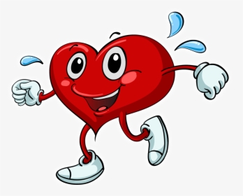 Healthy Heart Cartoon Png , Png Download - Heart Exercise Clipart, Transparent Png, Transparent PNG