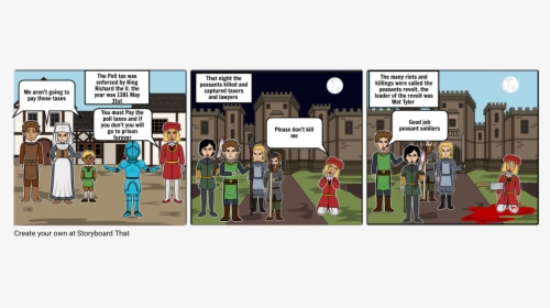 Peasants Revolt Comic Strip, HD Png Download, Transparent PNG