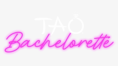 Tao Bachelorette Packages Logo - Calligraphy, HD Png Download, Transparent PNG