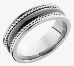 Lashbrook Designs Ceramic Tungsten Band - Men Diamond Chip Wedding Band, HD Png Download, Transparent PNG