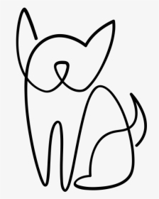 Thatdogmom - French Bulldog Lineart Png, Transparent Png, Transparent PNG