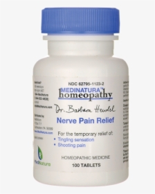 Medinatura Nerve Pain Relief 100 Tabs - Homeopathy Medicine For Pain Relief, HD Png Download, Transparent PNG