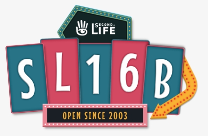 Sl16b Logo Final - Second Life 16th Birthday, HD Png Download, Transparent PNG