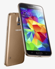 Samsung Galaxy S5 G900h Gold - Samsung S 5 Gold, HD Png Download, Transparent PNG
