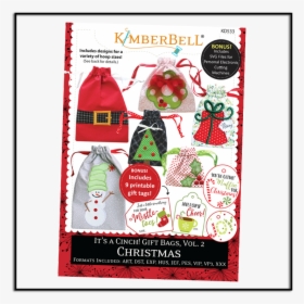 Kimberbell Its A Cinch Gift Bags Volume 2 Christmas - Gift Bag, HD Png Download, Transparent PNG
