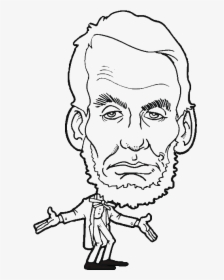 Abraham Lincoln Coloring Book Lincoln Memorial Caricature - Abraham Lincoln, HD Png Download, Transparent PNG