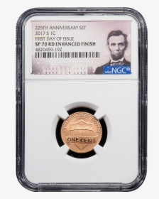 Cent Lincoln 2018 S Reverse Proof, HD Png Download, Transparent PNG