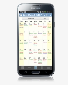Samsung Galaxy Calendar, HD Png Download, Transparent PNG