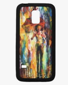Girl Holding Umbrella I Rainy Day Paint Rubber Case - Iphone, HD Png Download, Transparent PNG