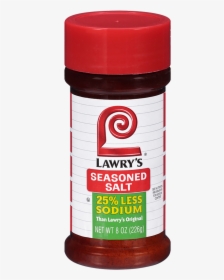 Seasoned Salt Less Sodium - Lawry's Low Sodium Seasoned Salt, HD Png Download, Transparent PNG