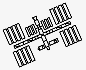 Transparent Gasoline Station Clipart - Draw A Space Station, HD Png Download, Transparent PNG