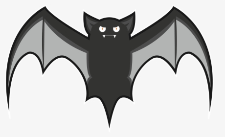 Transparent Cute Halloween Bat Clipart - Cartoon, HD Png Download, Transparent PNG