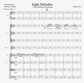 Earthbound Eight Melodies Sheet Music, HD Png Download, Transparent PNG