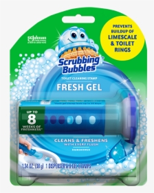 Scrubbing Bubbles Fresh Gel Rainshower - Scrubbing Bubbles Toilet Gel Refills, HD Png Download, Transparent PNG