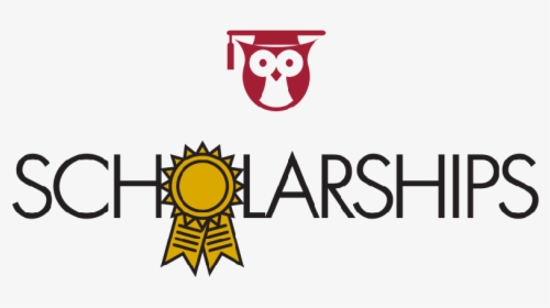 An Owl With A Commencement Cap Above The Word Scholarship, HD Png Download, Transparent PNG