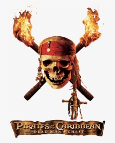 Dead Clipart Pirate Skull - Pirate Of Caribbean Png, Transparent Png, Transparent PNG