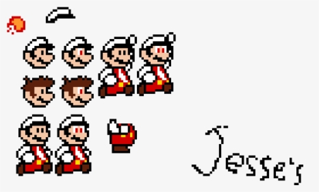 Sprite Fire Mario, HD Png Download, Transparent PNG
