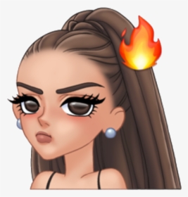 #arimoji #mad #angry #fire #fireemoji #upset #blue - Emoji With Brown Hair, HD Png Download, Transparent PNG