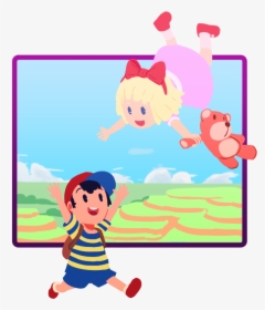 Ness And Paula - Adult Ness Paula Earthbound, HD Png Download, Transparent PNG