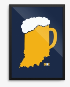 Drink Indiana Poster   Data-large Image //cdn - Illustration, HD Png Download, Transparent PNG