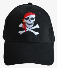 Pirate With Bandana Cap, Fan - Baseball Cap, HD Png Download, Transparent PNG