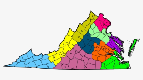 Virginia Regions - Libertarian Party Of Virginia, HD Png Download, Transparent PNG