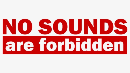 No Sounds Are Forbidden - Oval, HD Png Download, Transparent PNG