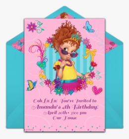 Fancy Nancy Birthday Invitation, HD Png Download, Transparent PNG