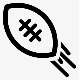 Rugby Ball In Movement - Rugby Ball Movement, HD Png Download, Transparent PNG