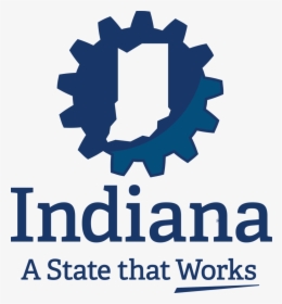 Indiana State Works Vertical Blue - Graphic Design, HD Png Download, Transparent PNG