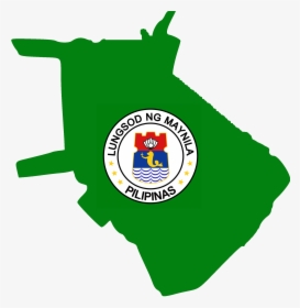 Flag Map Of Manila, HD Png Download, Transparent PNG