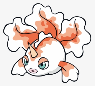 Goldeen Pokemon Character Vector Art - Goldeen Png, Transparent Png, Transparent PNG