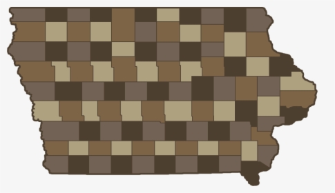 Iowa Counties - Iowa Farmland Map, HD Png Download, Transparent PNG